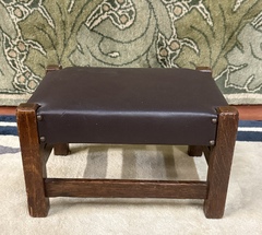 Gustav Stickley small footstool.